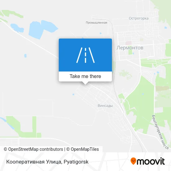 Кооперативная Улица map