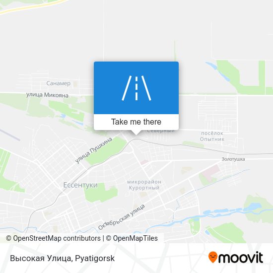 Высокая Улица map