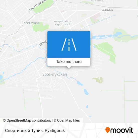 Спортивный Тупик map
