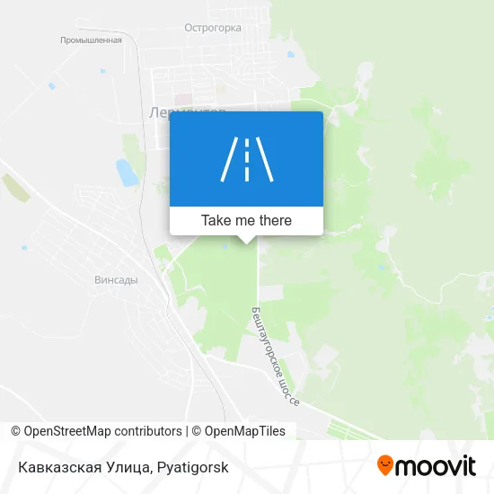 Кавказская Улица map