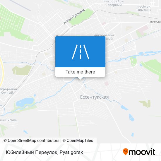 Юбилейный Переулок map