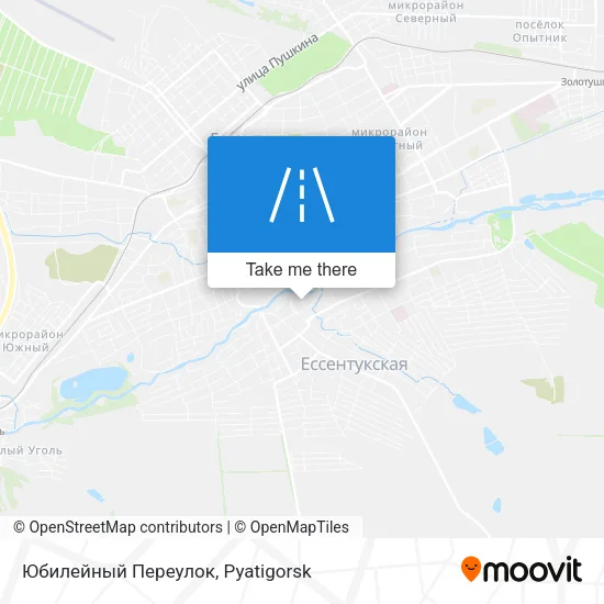 Юбилейный Переулок map