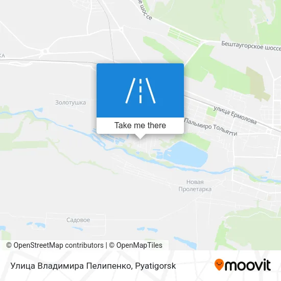 Улица Владимира Пелипенко map