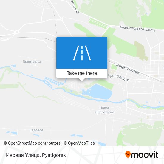 Ивовая Улица map
