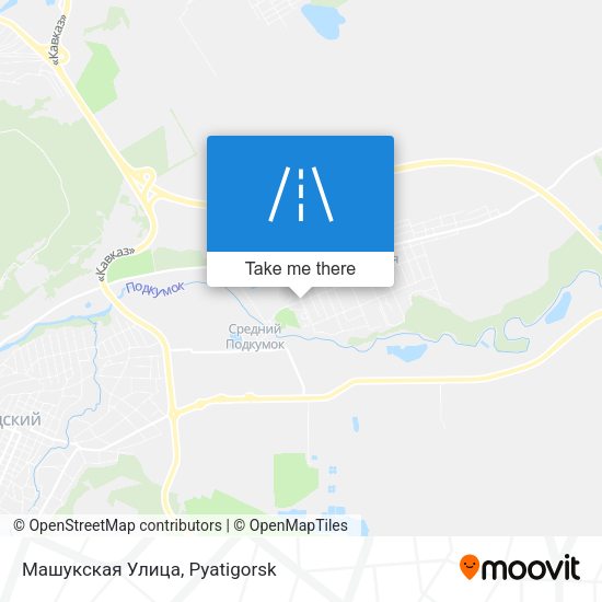 Машукская Улица map