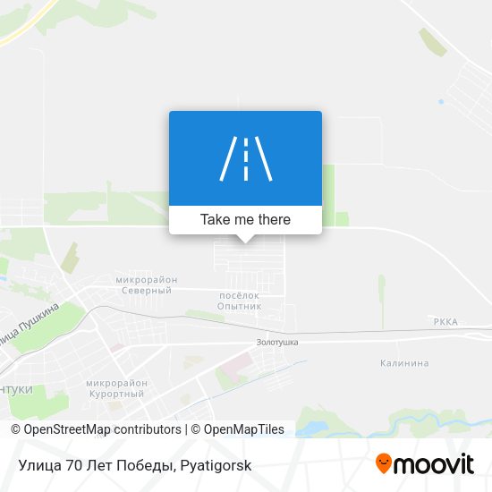 Улица 70 Лет Победы map