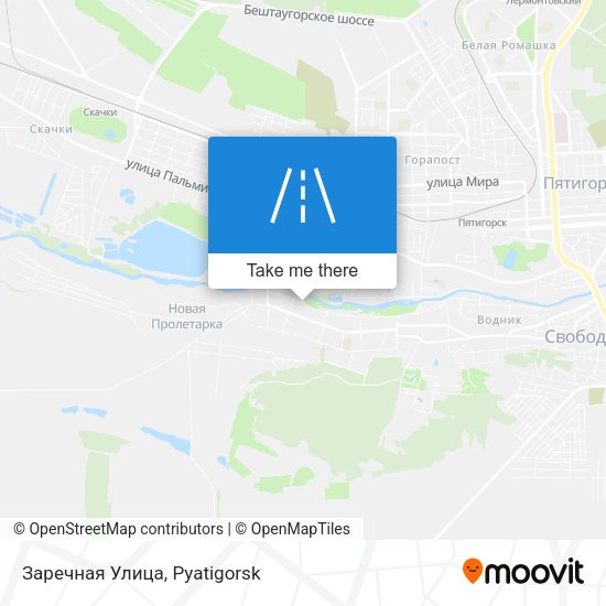 Заречная Улица map