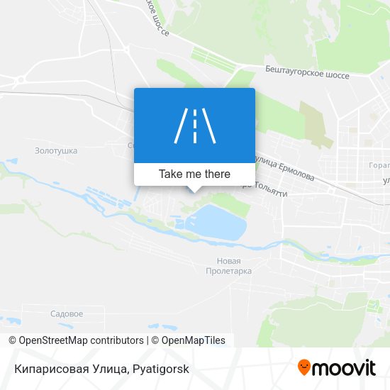 Кипарисовая Улица map