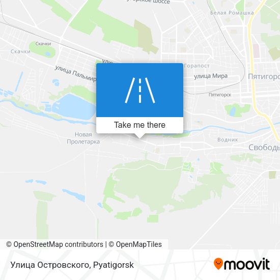 Улица Островского map