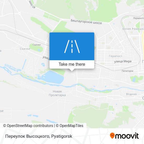 Переулок Высоцкого map