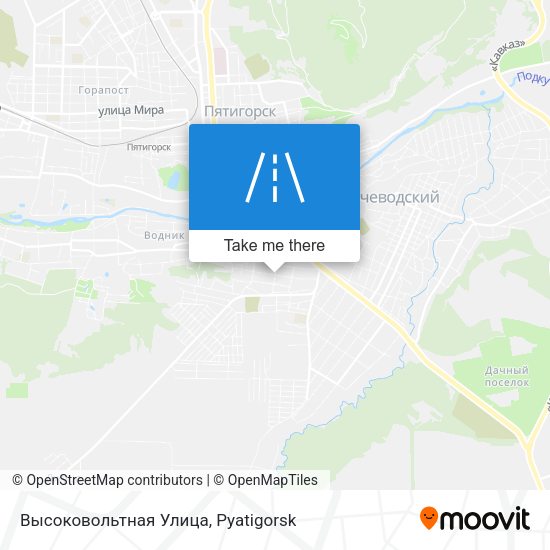 Высоковольтная Улица map