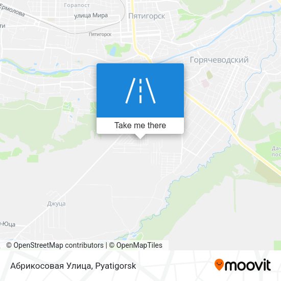 Абрикосовая Улица map