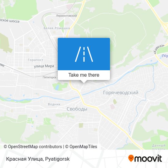 Красная Улица map