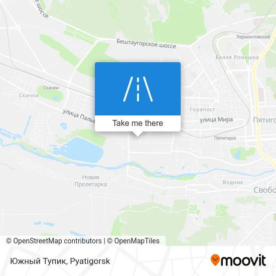 Южный Тупик map