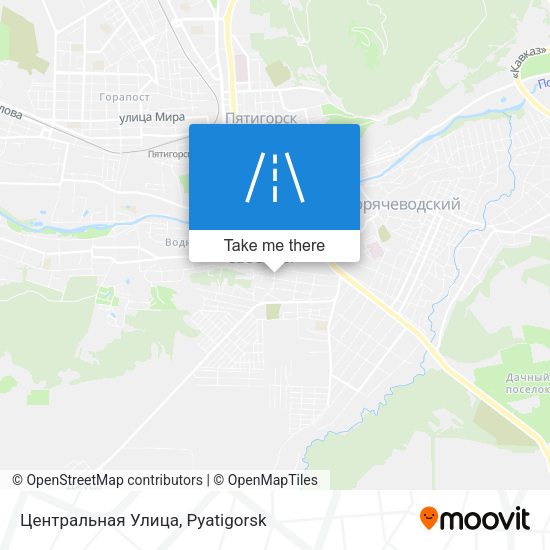Центральная Улица map