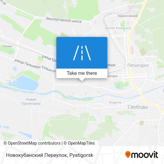 Новокубанский Переулок map