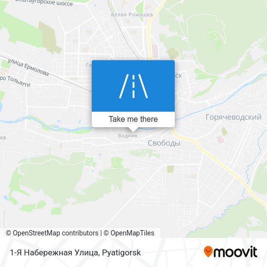 1-Я Набережная Улица map