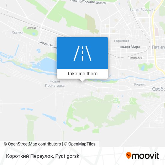 Короткий Переулок map