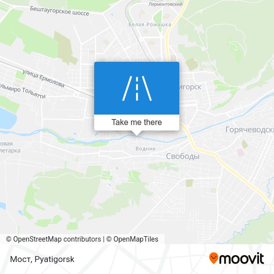 Мост map