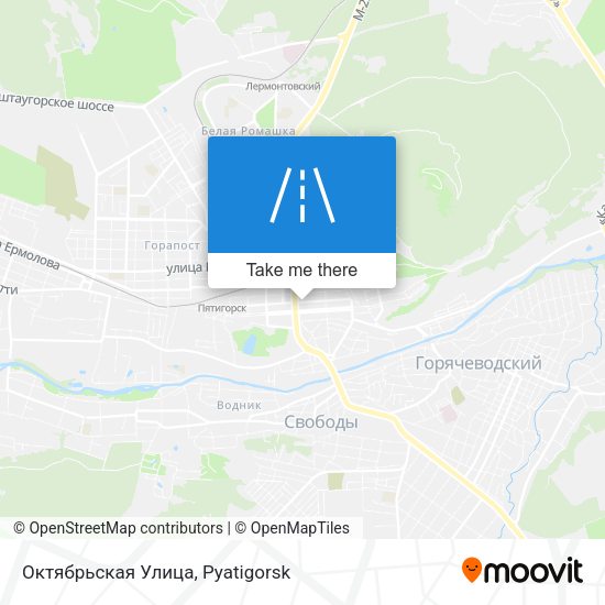 Октябрьская Улица map