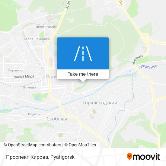 Проспект Кирова map