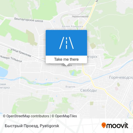 Быстрый Проезд map