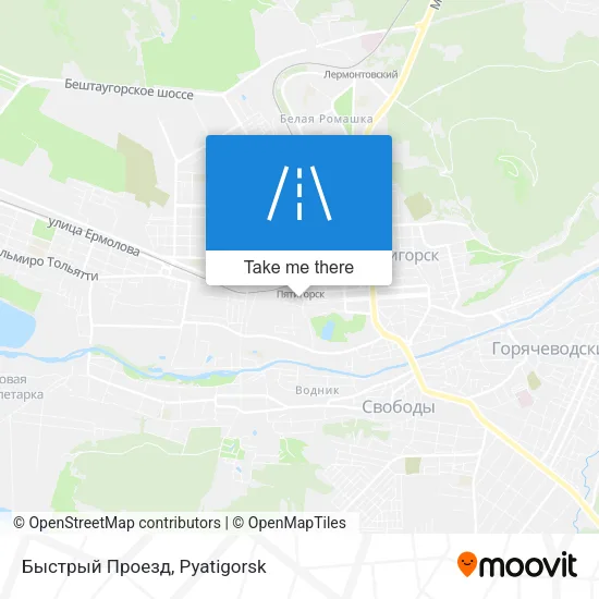 Быстрый Проезд map
