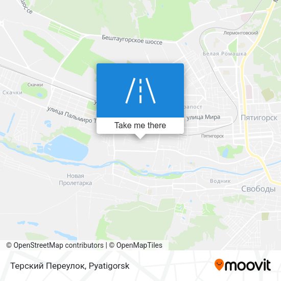 Терский Переулок map