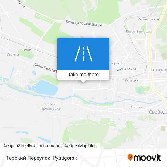 Терский Переулок map