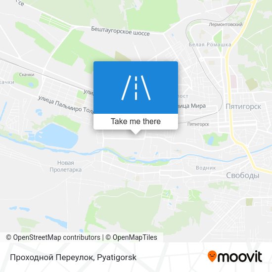 Проходной Переулок map