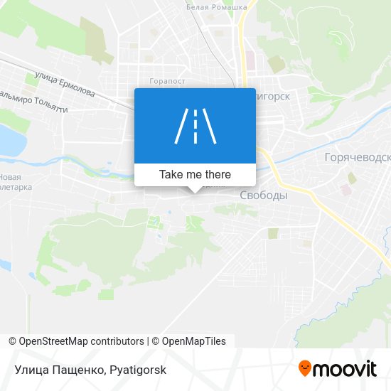 Улица Пащенко map