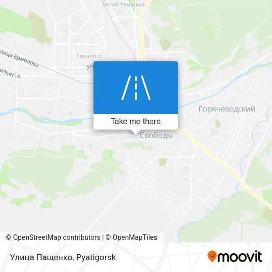 Улица Пащенко map