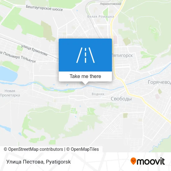 Улица Пестова map