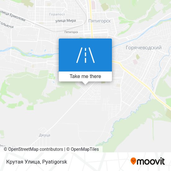 Крутая Улица map