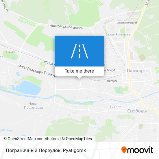Пограничный Переулок map