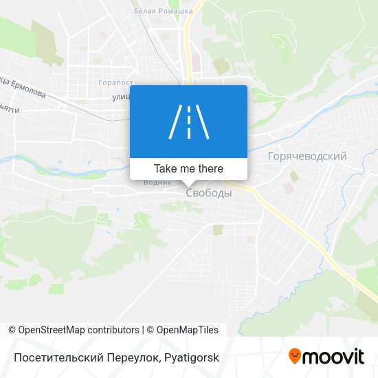Посетительский Переулок map