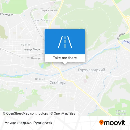 Улица Федько map