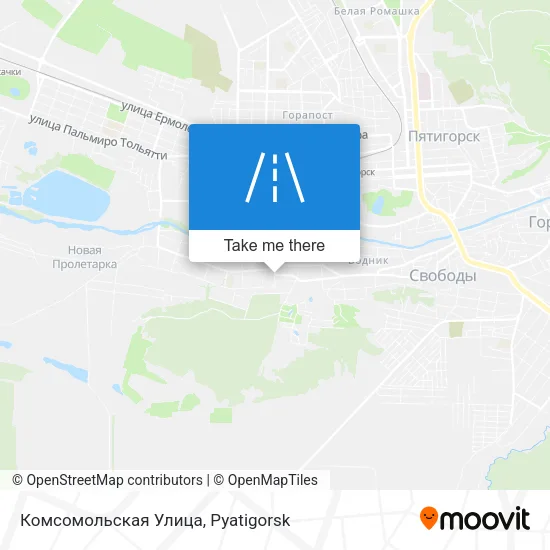 Комсомольская Улица map