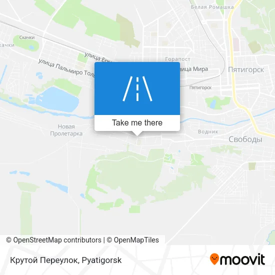 Крутой Переулок map