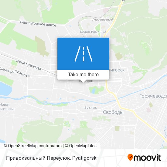 Привокзальный Переулок map