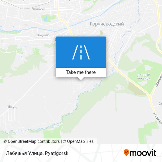 Лебяжья Улица map