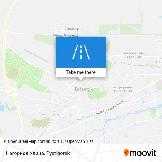 Нагорная Улица map