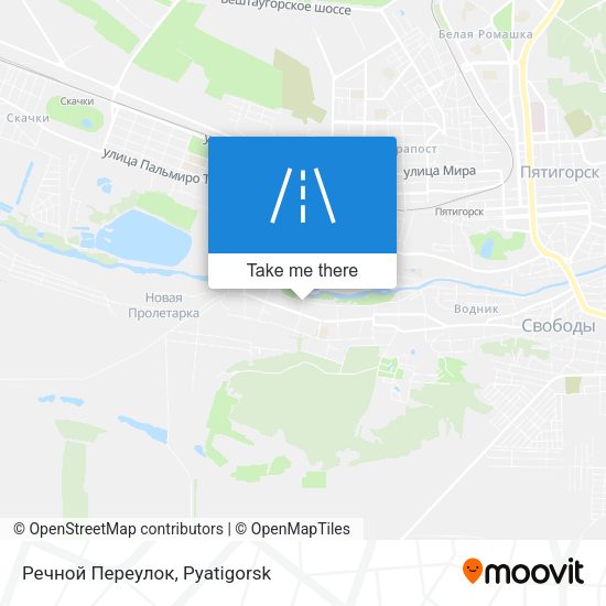 Речной Переулок map