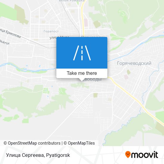 Улица Сергеева map