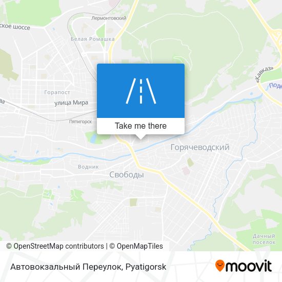 Автовокзальный Переулок map