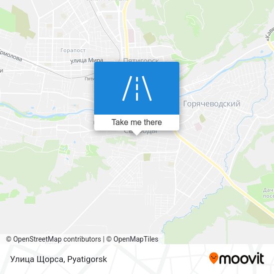 Улица Щорса map