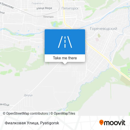 Фиалковая Улица map