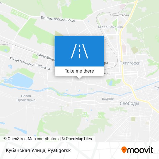 Кубанская Улица map