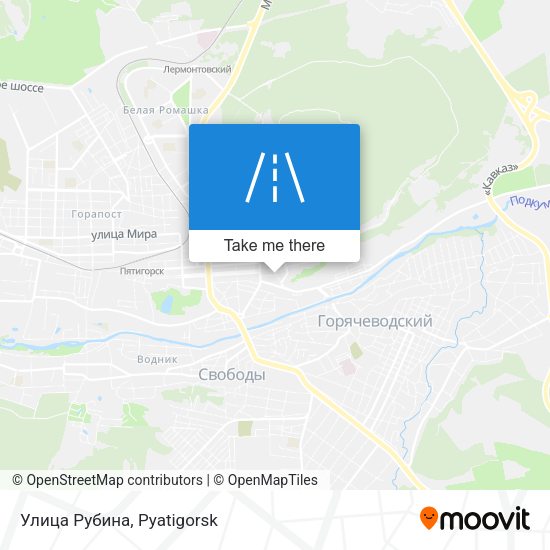 Улица Рубина map