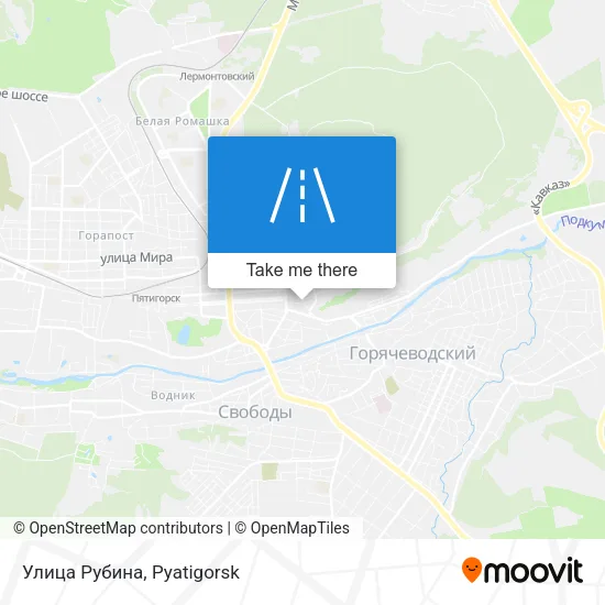 Улица Рубина map